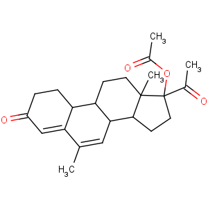 CAS No:58652-20-3 [(8S,9S,10R,13S,14S,17R)-17-acetyl-6,13-dimethyl-3-oxo-1,2,8,9,10,11,12,<br />14,15,16-decahydrocyclopenta[a]phenanthren-17-yl] acetate