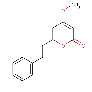 CAS No:587-63-3 4-methoxy-2-(2-phenylethyl)-2,3-dihydropyran-6-one