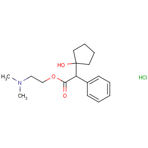 CAS No:5870-29-1 2-(dimethylamino)ethyl<br />2-(1-hydroxycyclopentyl)-2-phenylacetate