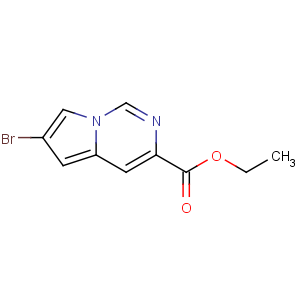 CAS No:588720-12-1 ethyl 6-bromopyrrolo[1,2-c]pyrimidine-3-carboxylate