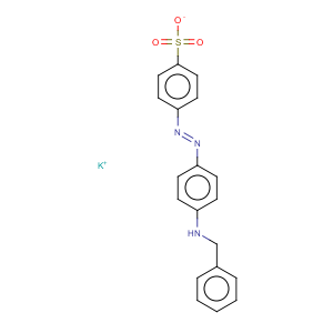 CAS No:589-02-6 Benzenesulfonic acid,4-[2-[4-[(phenylmethyl)amino]phenyl]diazenyl]-, potassium salt (1:1)