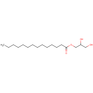 CAS No:589-68-4 2,3-dihydroxypropyl tetradecanoate