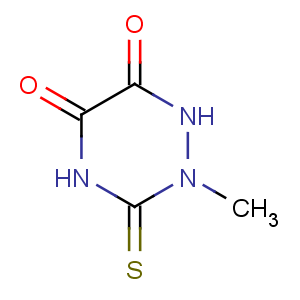 CAS No:58909-39-0 2-methyl-3-sulfanylidene-1,2,4-triazinane-5,6-dione