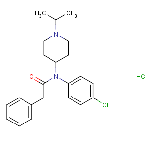 CAS No:58934-46-6 N-(4-chlorophenyl)-2-phenyl-N-(1-propan-2-ylpiperidin-4-yl)acetamide