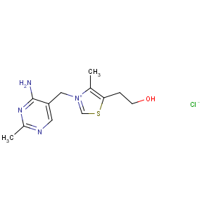 CAS No:59-43-8 2-[3-[(4-amino-2-methylpyrimidin-5-yl)methyl]-4-methyl-1,<br />3-thiazol-3-ium-5-yl]ethanol