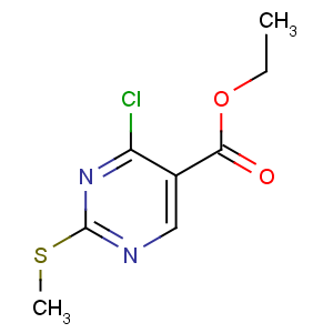 CAS No:5909-24-0 ethyl 4-chloro-2-methylsulfanylpyrimidine-5-carboxylate