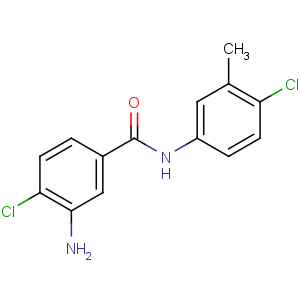 CAS No:59158-04-2 3-amino-4-chloro-N-(4-chloro-3-methylphenyl)benzamide