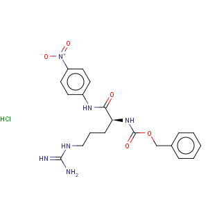 CAS No:59188-53-3 Carbamic acid,[4-[(aminoiminomethyl)amino]-1-[[(4-nitrophenyl)amino]carbonyl]butyl]-,phenylmethyl ester, monohydrochloride, (S)- (9CI)