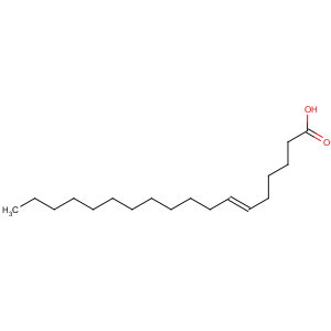 CAS No:593-40-8 6-Octadecenoic acid,(6E)-