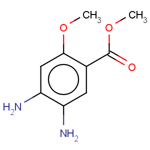 CAS No:59338-85-1 Benzoic acid,4,5-diamino-2-methoxy-, methyl ester