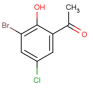 CAS No:59443-15-1 1-(3-bromo-5-chloro-2-hydroxyphenyl)ethanone