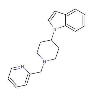 CAS No:594827-31-3 1-[1-(pyridin-2-ylmethyl)piperidin-4-yl]indole