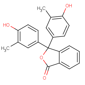 CAS No:596-27-0 3,3-bis(4-hydroxy-3-methylphenyl)-2-benzofuran-1-one