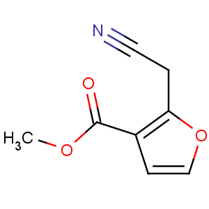 CAS No:59760-33-7 methyl 2-(cyanomethyl)furan-3-carboxylate