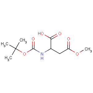 CAS No:59768-74-0 (2S)-4-methoxy-2-[(2-methylpropan-2-yl)oxycarbonylamino]-4-oxobutanoic<br />acid