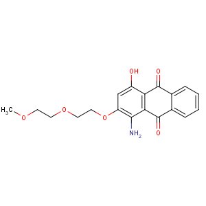 CAS No:59787-78-9 1-amino-4-hydroxy-2-[2-(2-methoxyethoxy)ethoxy]anthracene-9,10-dione