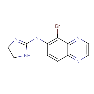 CAS No:59803-98-4 5-bromo-N-(4,5-dihydro-1H-imidazol-2-yl)quinoxalin-6-amine