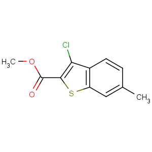 CAS No:59812-34-9 methyl 3-chloro-6-methyl-1-benzothiophene-2-carboxylate
