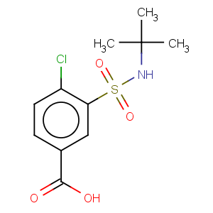 CAS No:59815-50-8 3-[(tert-butylamino)sulfonyl]-4-chlorobenzoic acid