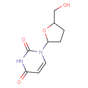 CAS No:5983-09-5 1-[(2R,5S)-5-(hydroxymethyl)oxolan-2-yl]pyrimidine-2,4-dione