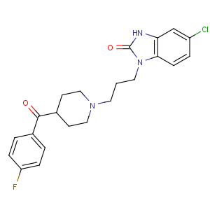 CAS No:59831-64-0 6-chloro-3-[3-[4-(4-fluorobenzoyl)piperidin-1-yl]propyl]-1H-<br />benzimidazol-2-one