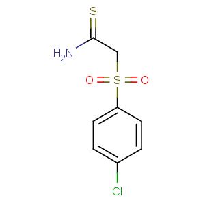 CAS No:59865-87-1 2-(4-chlorophenyl)sulfonylethanethioamide