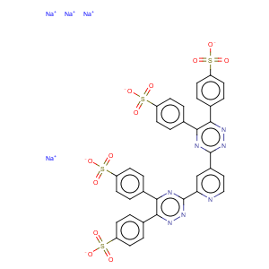 CAS No:59895-79-3 Benzenesulfonic acid,4,4',4'',4'''-[2,4-pyridinediylbis(1,2,4-triazine-3,5,6-triyl)]tetrakis-,sodium salt (1:4)