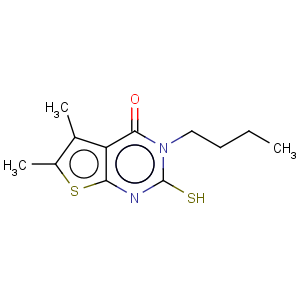 CAS No:59898-61-2 3-Butyl-2-mercapto-5,6-dimethyl-3H-thieno[2,3-d]pyrimidin-4-one