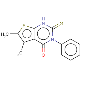 CAS No:59898-64-5 Thieno[2,3-d]pyrimidin-4(1H)-one,2,3-dihydro-5,6-dimethyl-3-phenyl-2-thioxo-