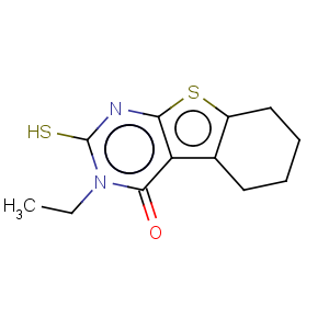 CAS No:59898-66-7 3-Ethyl-2-mercapto-5,6,7,8-tetrahydro-3H-benzo[4,5]thieno[2,3-d]pyrimidin-4-one