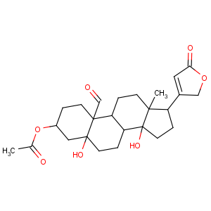 CAS No:60-38-8 Card-20(22)-enolide,3-(acetyloxy)-5,14-dihydroxy-19-oxo-, (3b,5b)-