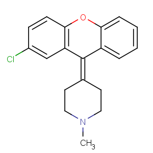 CAS No:60085-78-1 4-(2-chloroxanthen-9-ylidene)-1-methylpiperidine