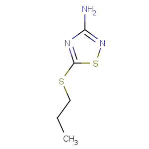 CAS No:60093-13-2 5-propylsulfanyl-1,2,4-thiadiazol-3-amine