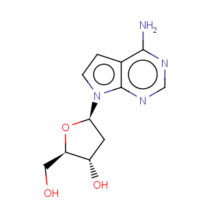 CAS No:60129-59-1 7H-Pyrrolo[2,3-d]pyrimidin-4-amine,7-(2-deoxy-b-D-erythro-pentofuranosyl)-