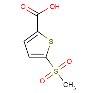 CAS No:60166-86-1 5-methylsulfonylthiophene-2-carboxylic acid