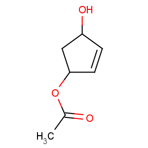 CAS No:60176-77-4 [(1S,4R)-4-hydroxycyclopent-2-en-1-yl] acetate