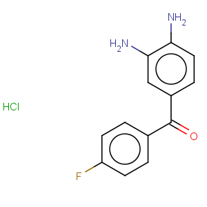 CAS No:60179-34-2 (3,4-diaminophenyl)(4-fluoro phenyl)methanone monohydrochloride
