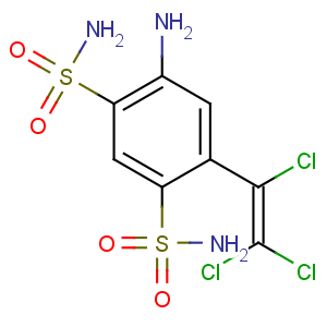 CAS No:60200-06-8 4-amino-6-(1,2,2-trichloroethenyl)benzene-1,3-disulfonamide