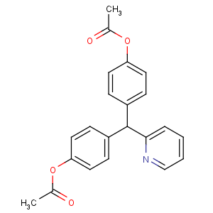 CAS No:603-50-9 [4-[(4-acetyloxyphenyl)-pyridin-2-ylmethyl]phenyl] acetate