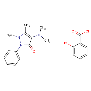 CAS No:603-57-6 Aminophenazone salicylate