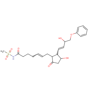 CAS No:60325-46-4 (Z)-7-[(1R,2R,3R)-3-hydroxy-2-[(E,<br />3R)-3-hydroxy-4-phenoxybut-1-enyl]-5-oxocyclopentyl]-N-<br />methylsulfonylhept-5-enamide