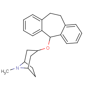 CAS No:604-51-3 3-(6,11-dihydro-5H-dibenzo[1,2-a:1',<br />2'-e][7]annulen-11-yloxy)-8-methyl-8-azabicyclo[3.2.1]octane