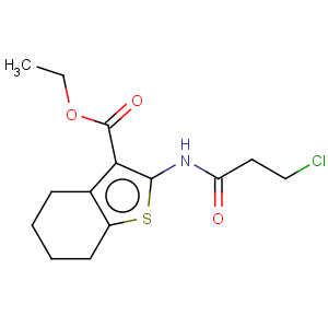 CAS No:60442-45-7 1-benzothiophene-3-carboxylic acid, 2-[(3-chloro-1-oxopropyl)amino]-4,5,6,7-tetrahydro-, ethyl ester