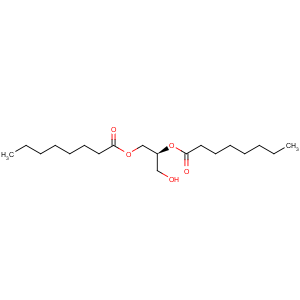CAS No:60514-48-9 Octanoic acid,1,1'-[(1S)-1-(hydroxymethyl)-1,2-ethanediyl] ester
