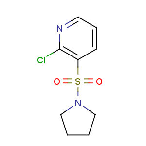CAS No:60597-70-8 2-chloro-3-pyrrolidin-1-ylsulfonylpyridine