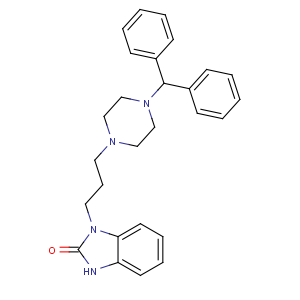 CAS No:60607-34-3 3-[3-(4-benzhydrylpiperazin-1-yl)propyl]-1H-benzimidazol-2-one