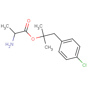 CAS No:60719-83-7 Alanine,2-(4-chlorophenyl)-1,1-dimethylethyl ester, hydrochloride (1:1)