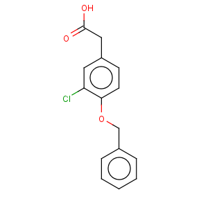 CAS No:60736-70-1 Benzeneacetic acid,3-chloro-4-(phenylmethoxy)-