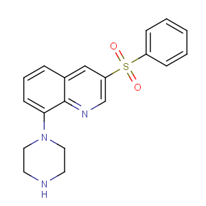 CAS No:607742-69-8 3-(benzenesulfonyl)-8-piperazin-1-ylquinoline