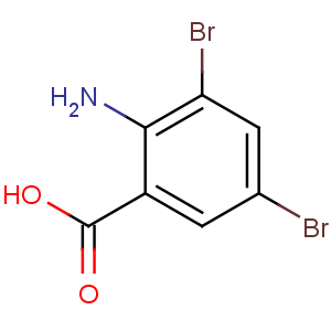 CAS No:609-85-8 2-amino-3,5-dibromobenzoic acid